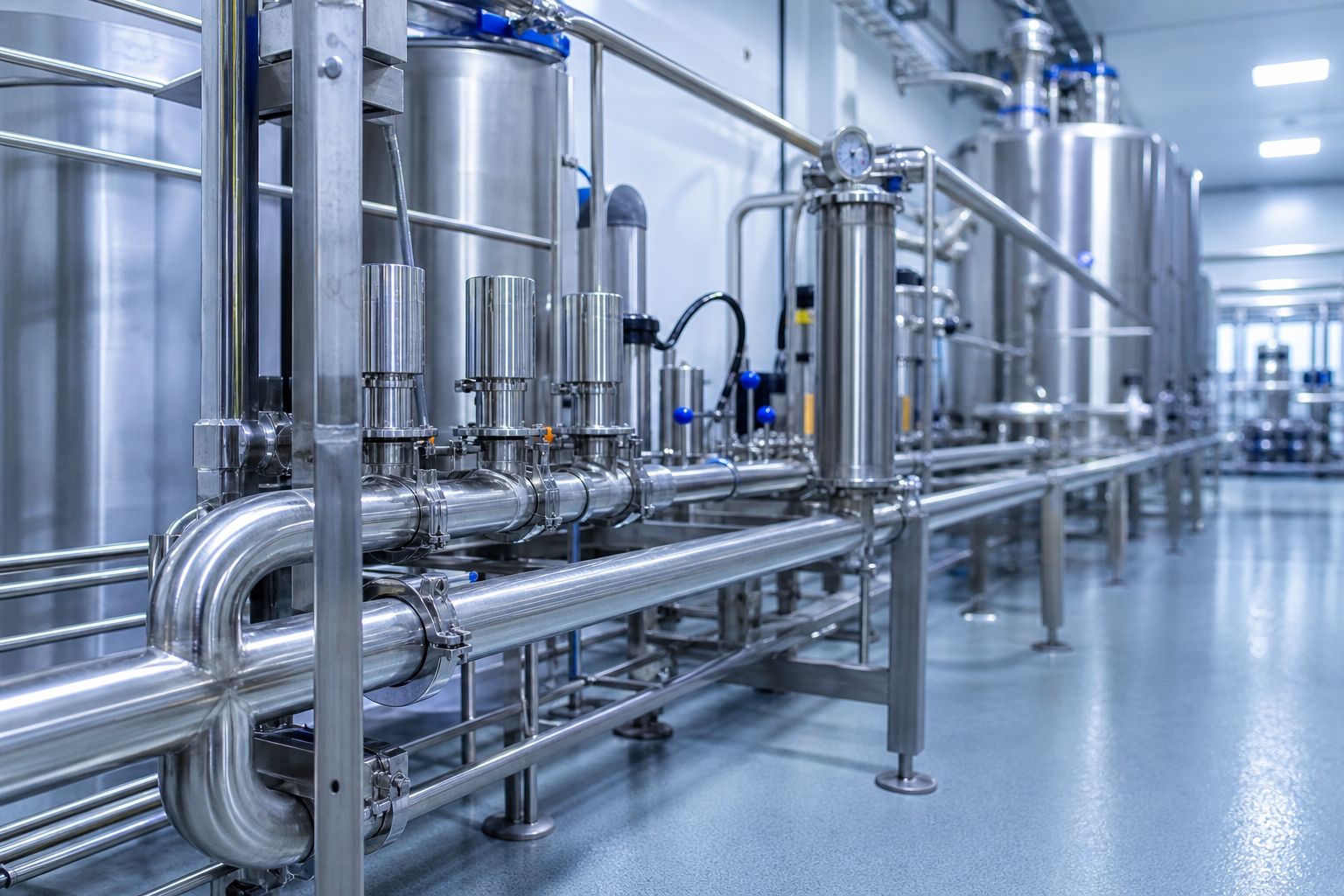 Completed stainless process line project